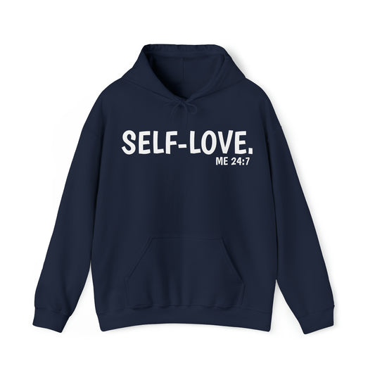 Self-Love Me 24:7 Unisex Heavy Blend™ Hooded Sweatshirt