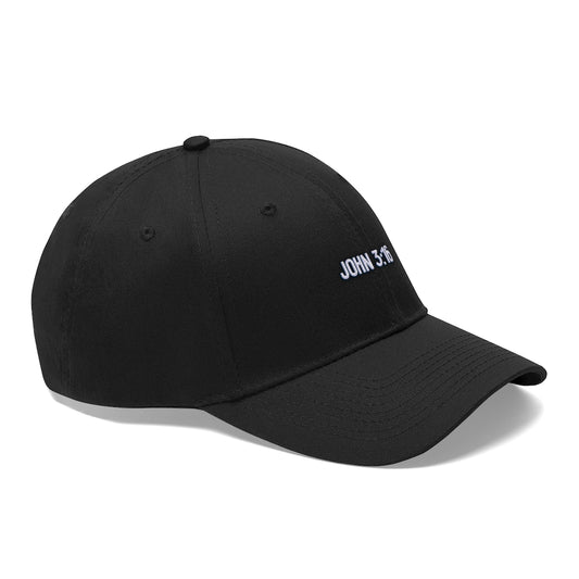 John 3:16 Unisex Twill Hat
