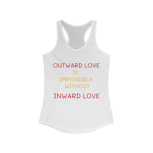 OUTWARD/INWARD LOVE Women's Ideal Racerback Tank