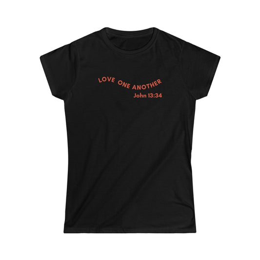 "Love One Another" Women's Softstyle Tee