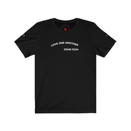 "Love One Another" Unisex Jersey Short Sleeve Tee
