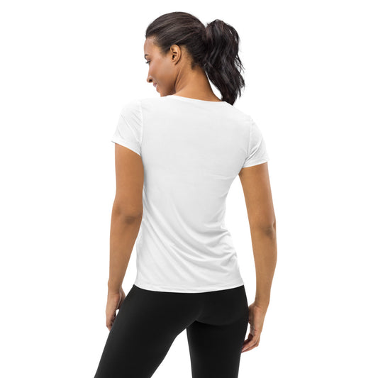 FAITH BIGGER THAN FEAR Women's Athletic T-shirt