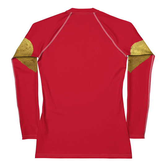 Heart of Gold (2) Women's Rash Guard