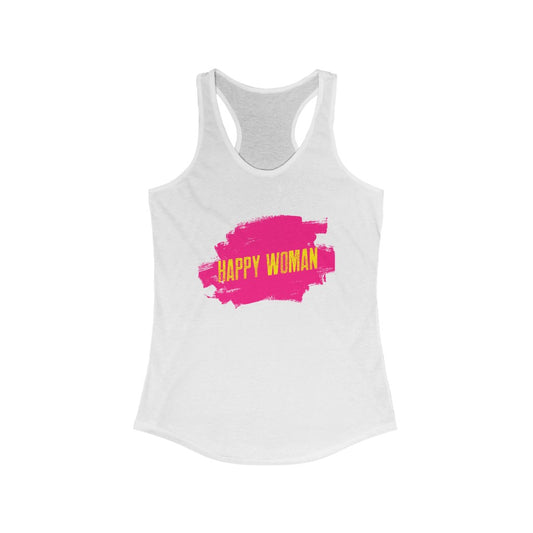 Happy Woman Racerback Tank