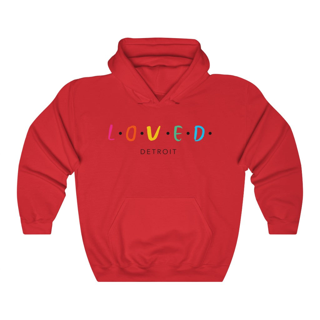 Loved Detroit Unisex Heavy Blend™ Hooded Sweatshirt