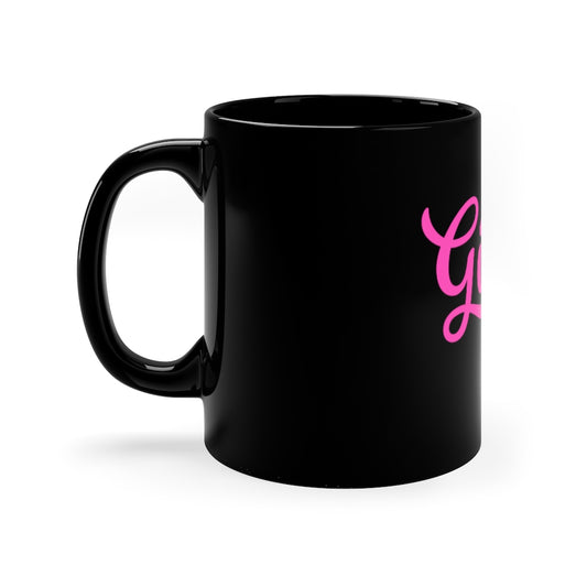 GIRL PWR 11oz Black Mug