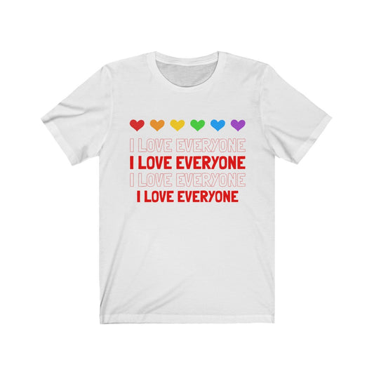I LOVE EVERYONE Short Sleeve Tee