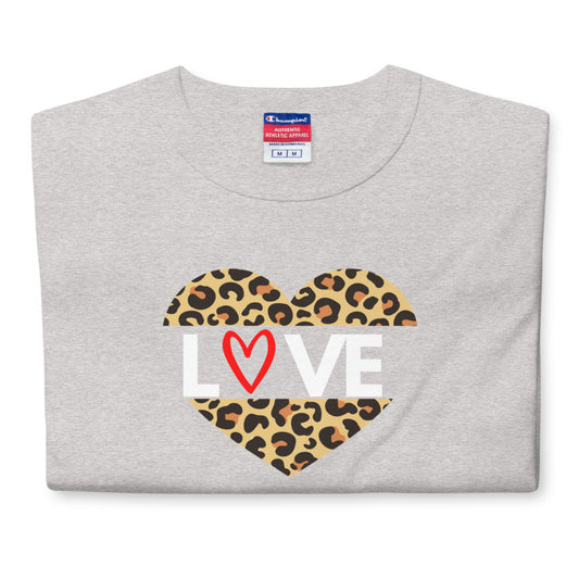 Men's Leopard LOVE Champion T-Shirt