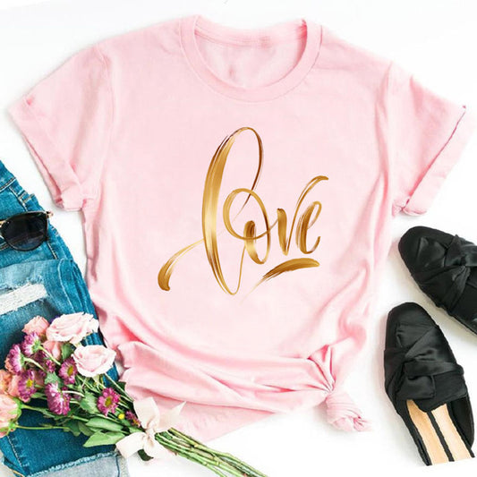 Women's Golden LOVE T-Shirts & More