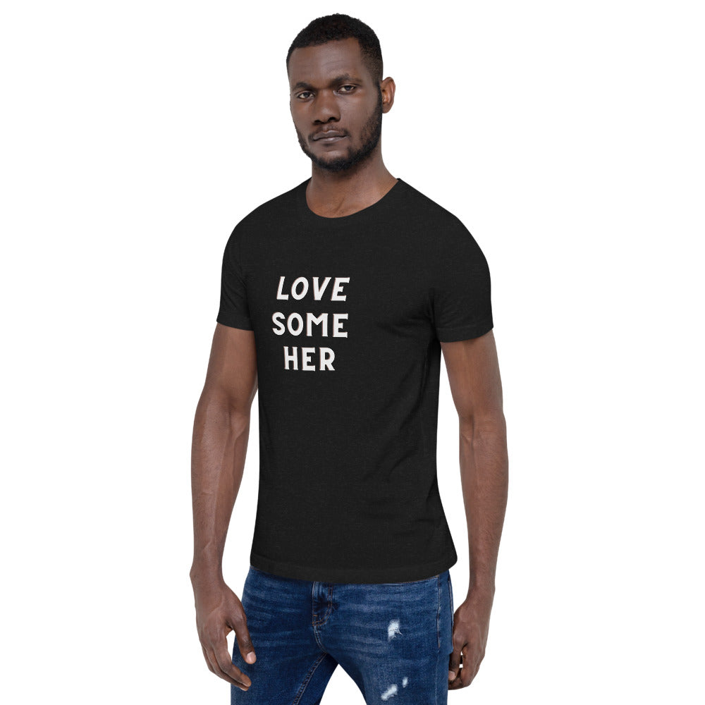 Men's Couple "Love Some Her" Short-Sleeve T-Shirt