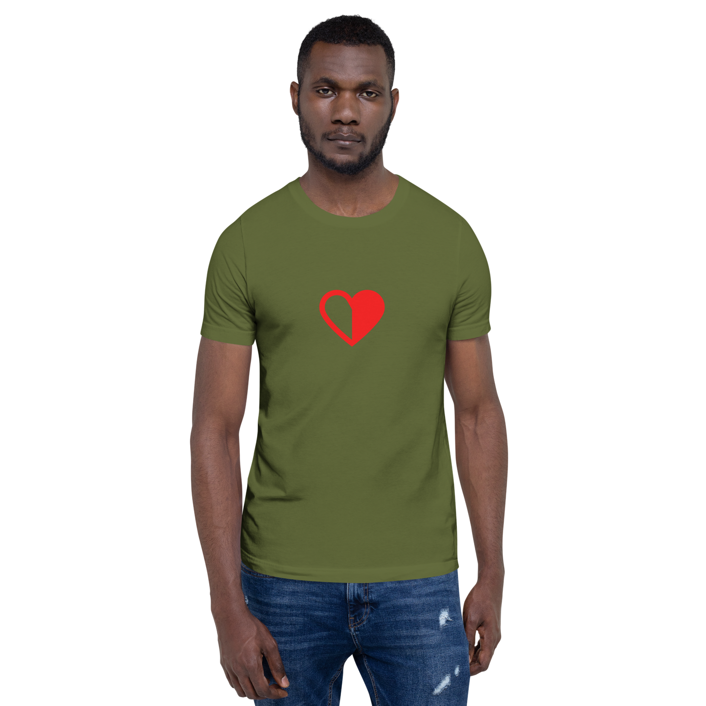 Half-Hearted Couples Short-Sleeve Unisex T-Shirt