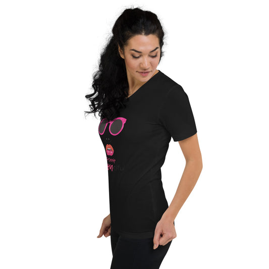 BeYOUtiful Unisex Short Sleeve V-Neck T-Shirt