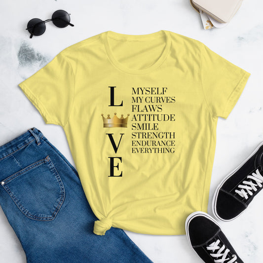 LOVE Women's short sleeve t-shirt
