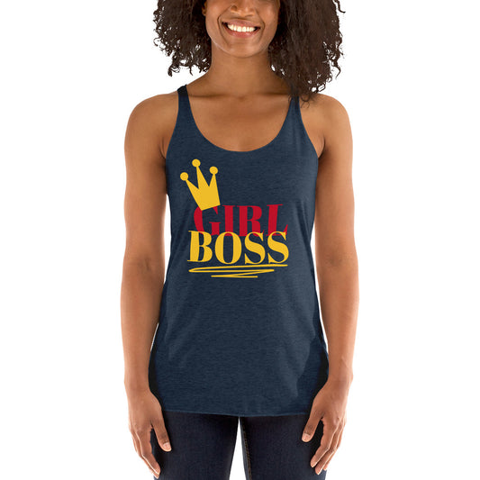 Women's GIRL BOSS Racerback Tank