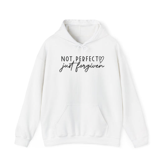 Hooded Redemption: Not Perfect, Just Forgiven Unisex Sweatshirt