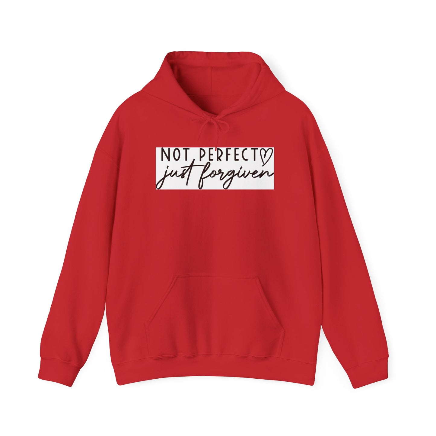 Hooded Redemption: Not Perfect, Just Forgiven Unisex Sweatshirt