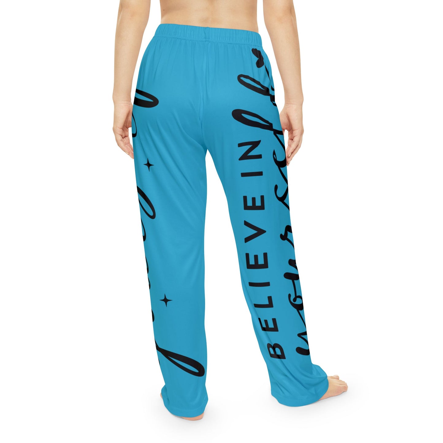 Inspirational Pajama Pants - Women's Believe in Yourself Design