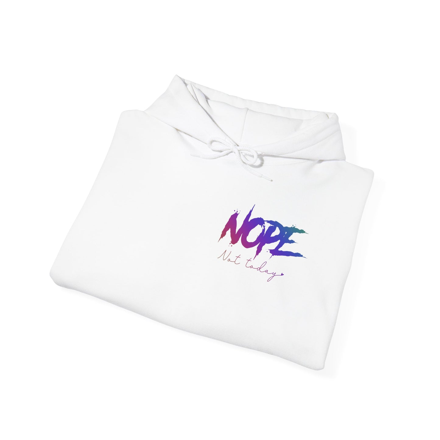 The "Nope Not Today" Hoodie Unisex Heavy Blend™