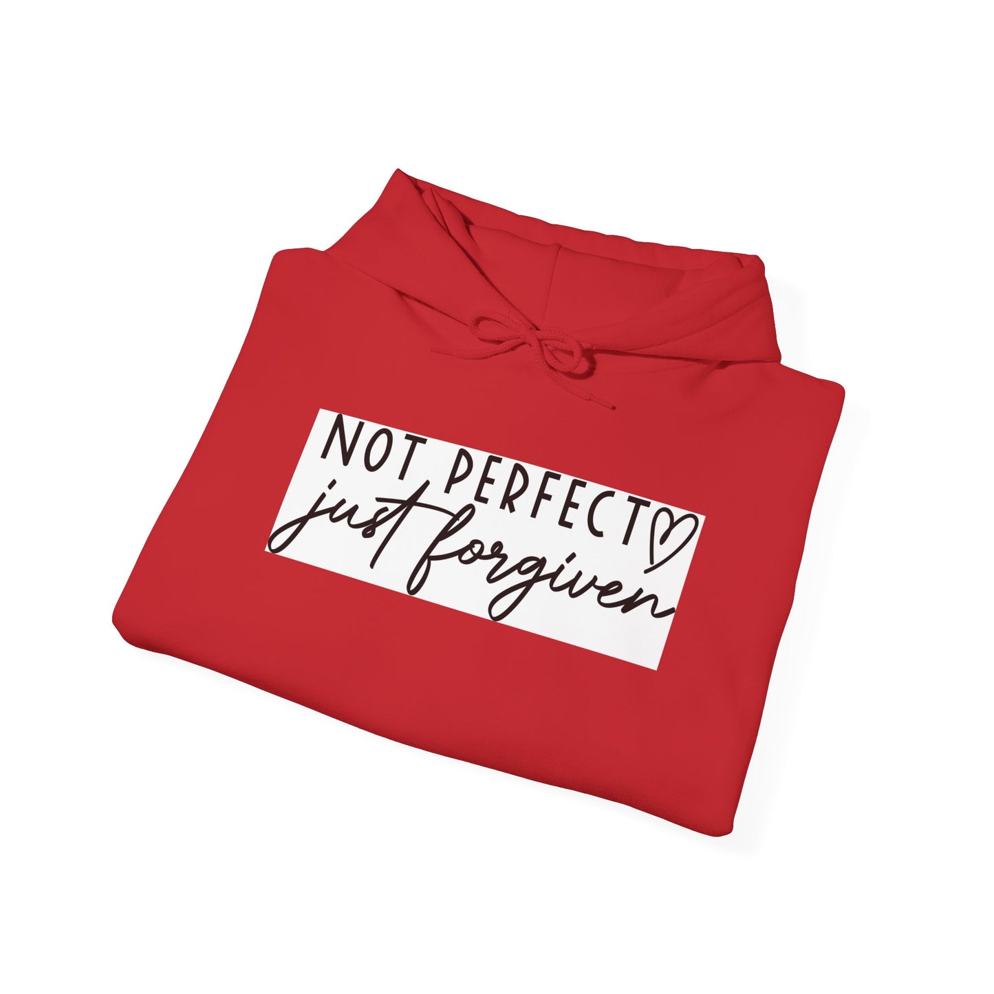 Hooded Redemption: Not Perfect, Just Forgiven Unisex Sweatshirt