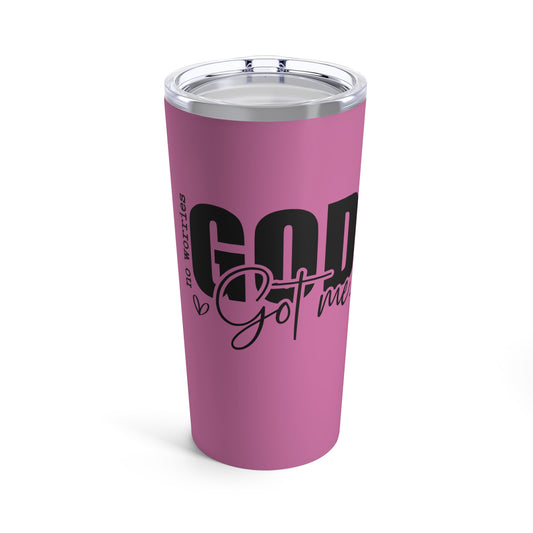 Inspirational God Got Me Tumbler - 20oz Motivational Travel Mug