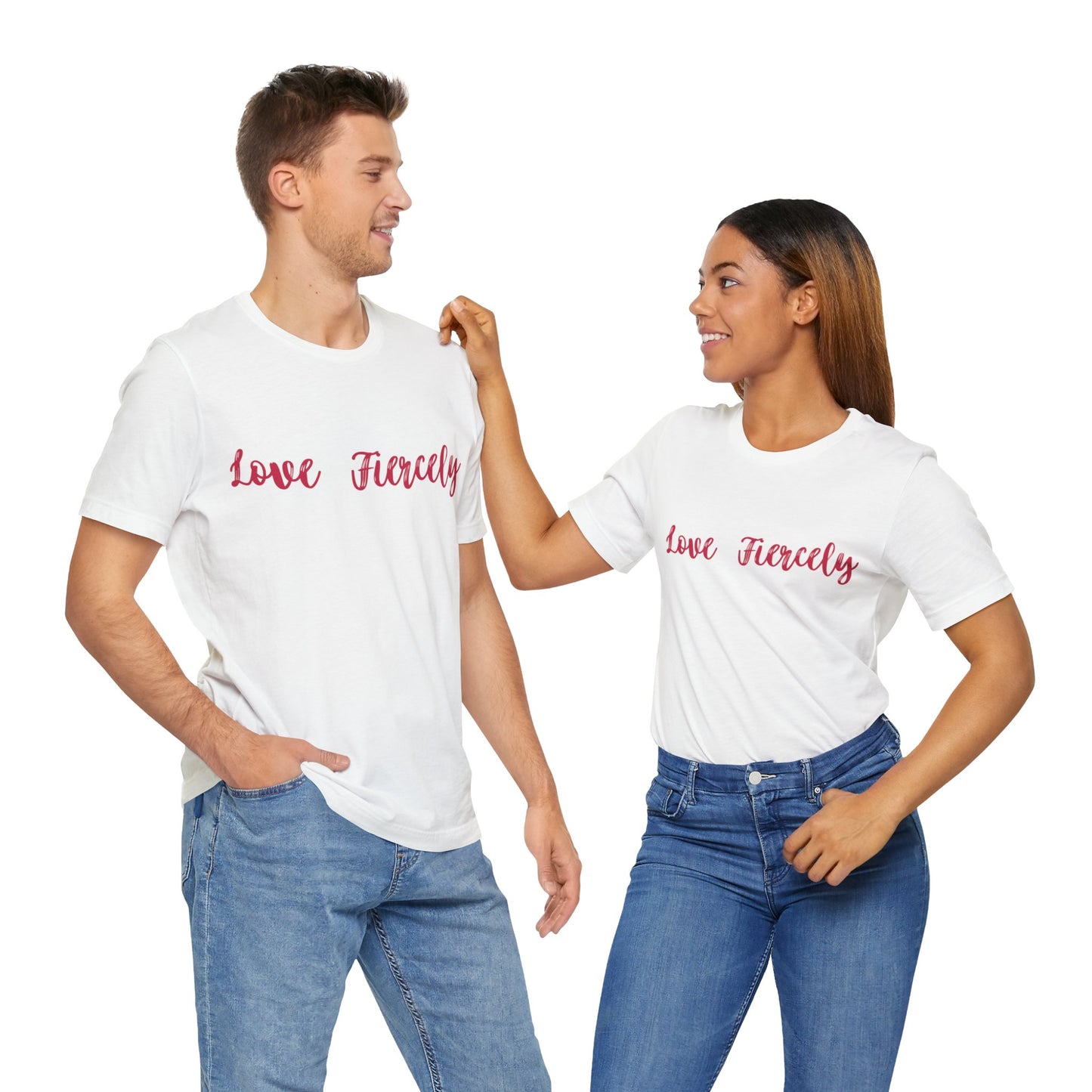 Love Fiercely Live Bravely Tee