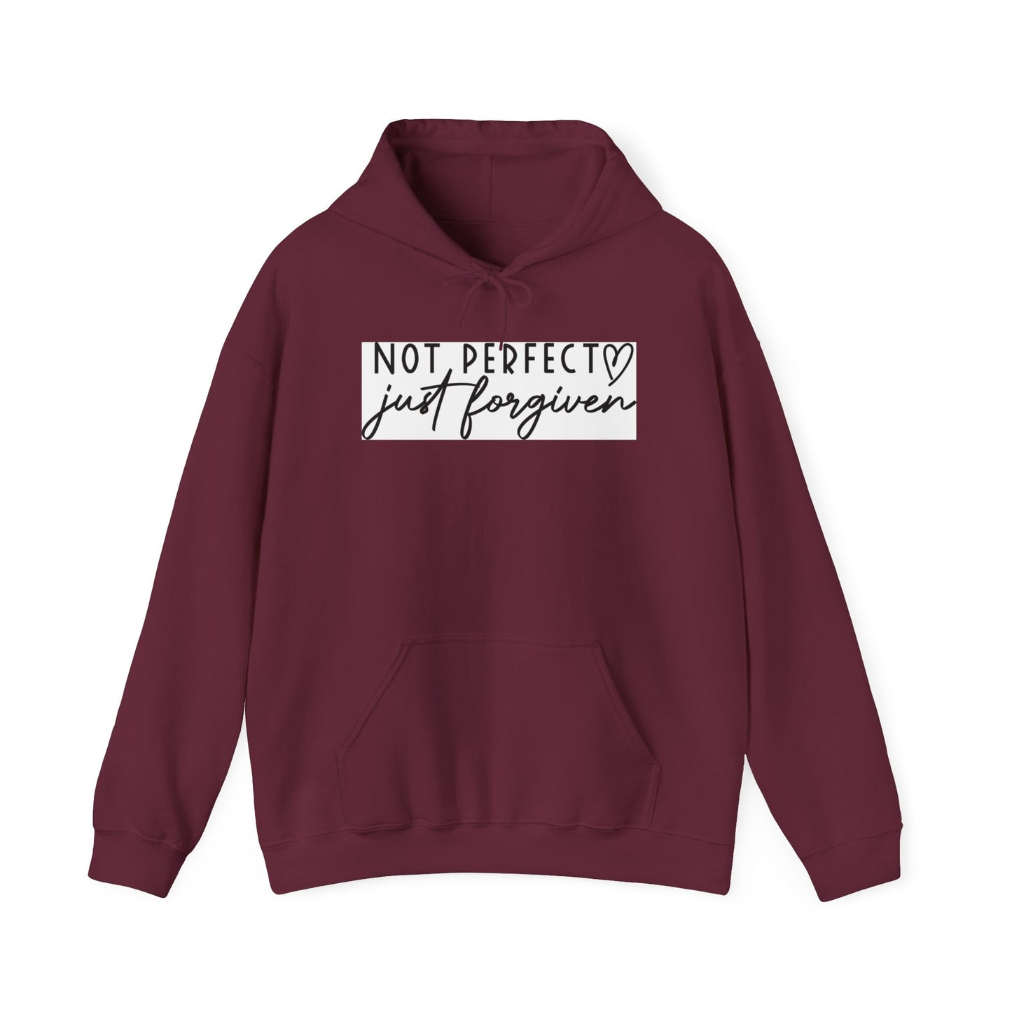 Hooded Redemption: Not Perfect, Just Forgiven Unisex Sweatshirt