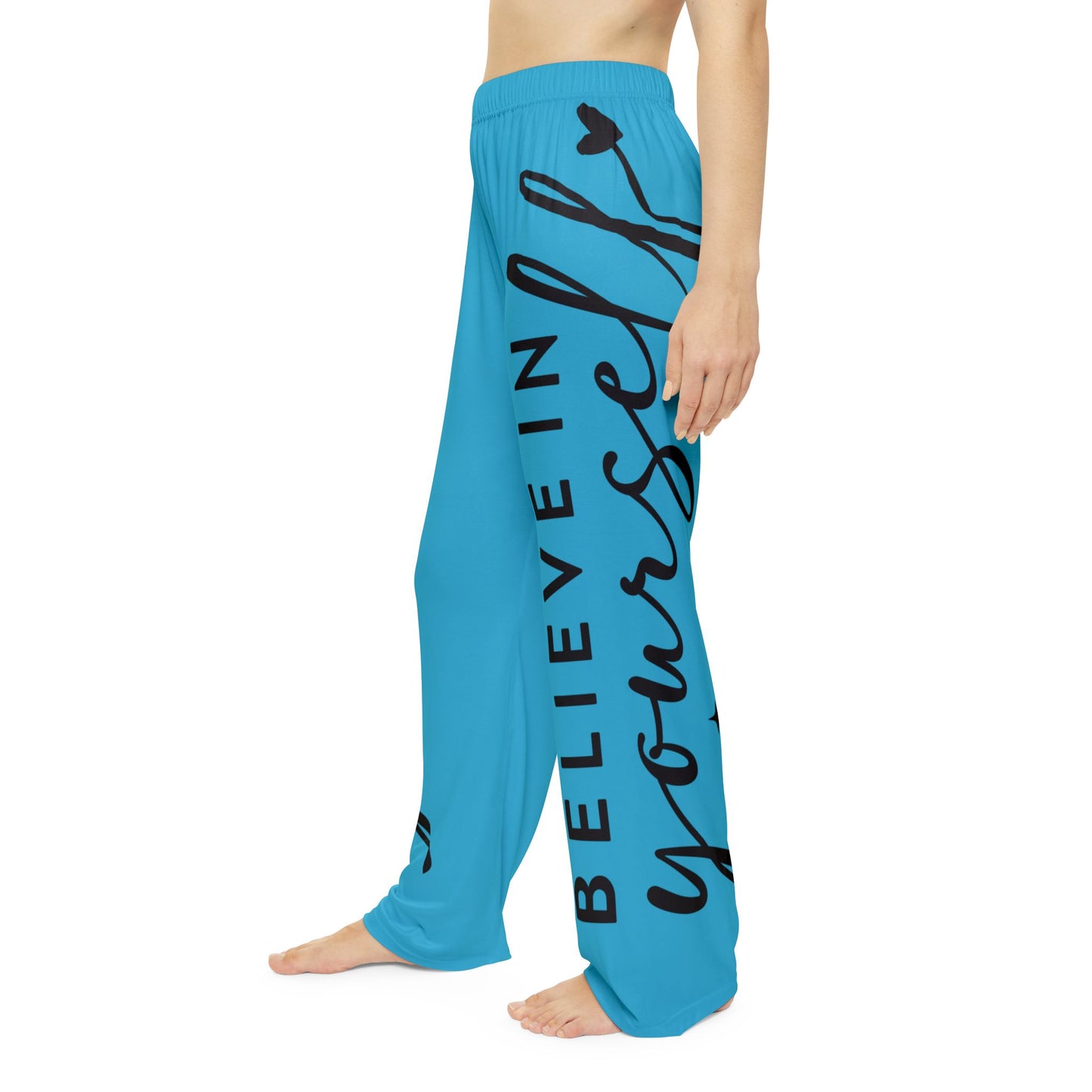 Inspirational Pajama Pants - Women's Believe in Yourself Design