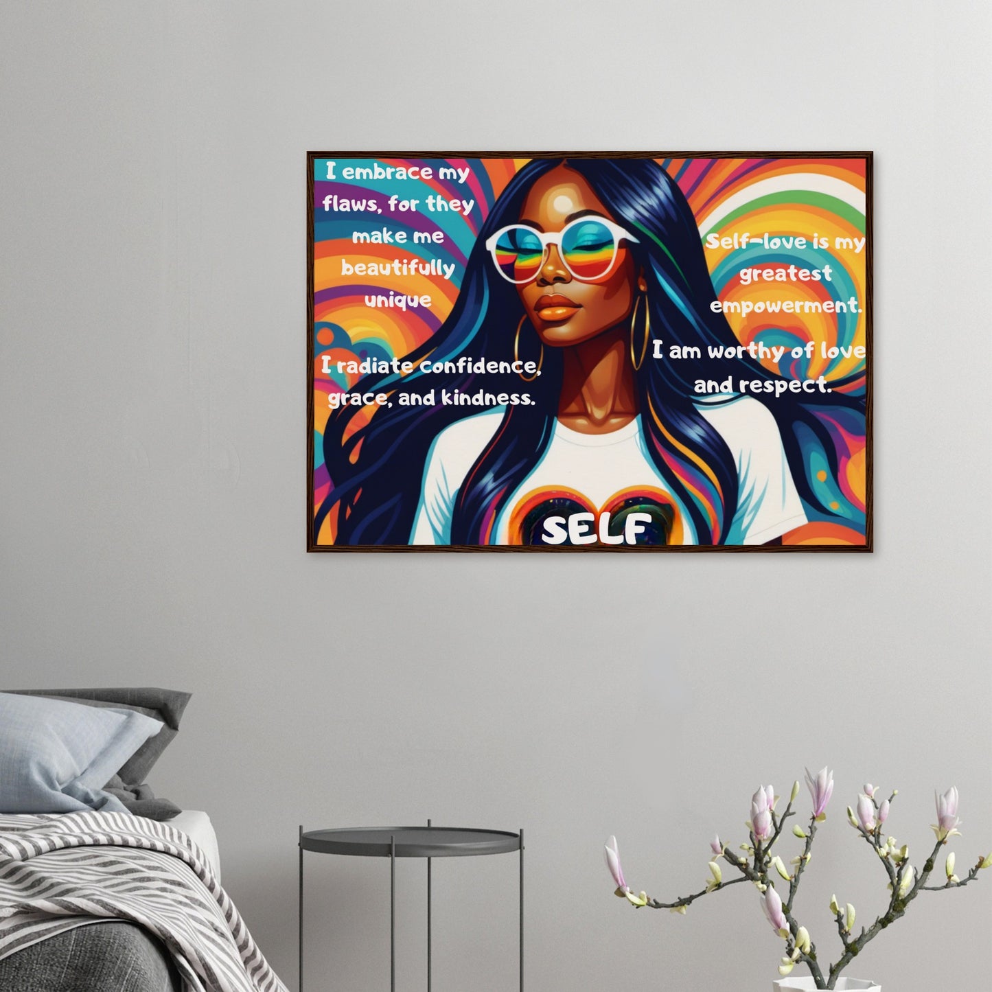 Self-Love & Positive Affirmation Museum-Quality Matte Poster