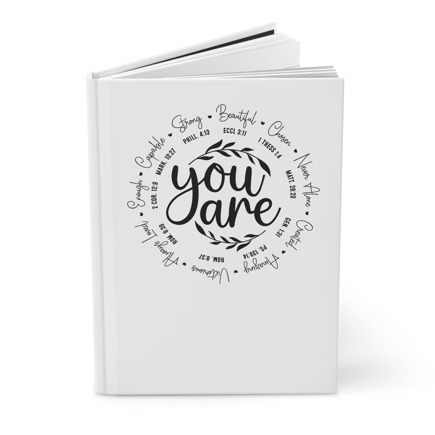 Inspirational Hardcover Journal - "You Are" Affirmations