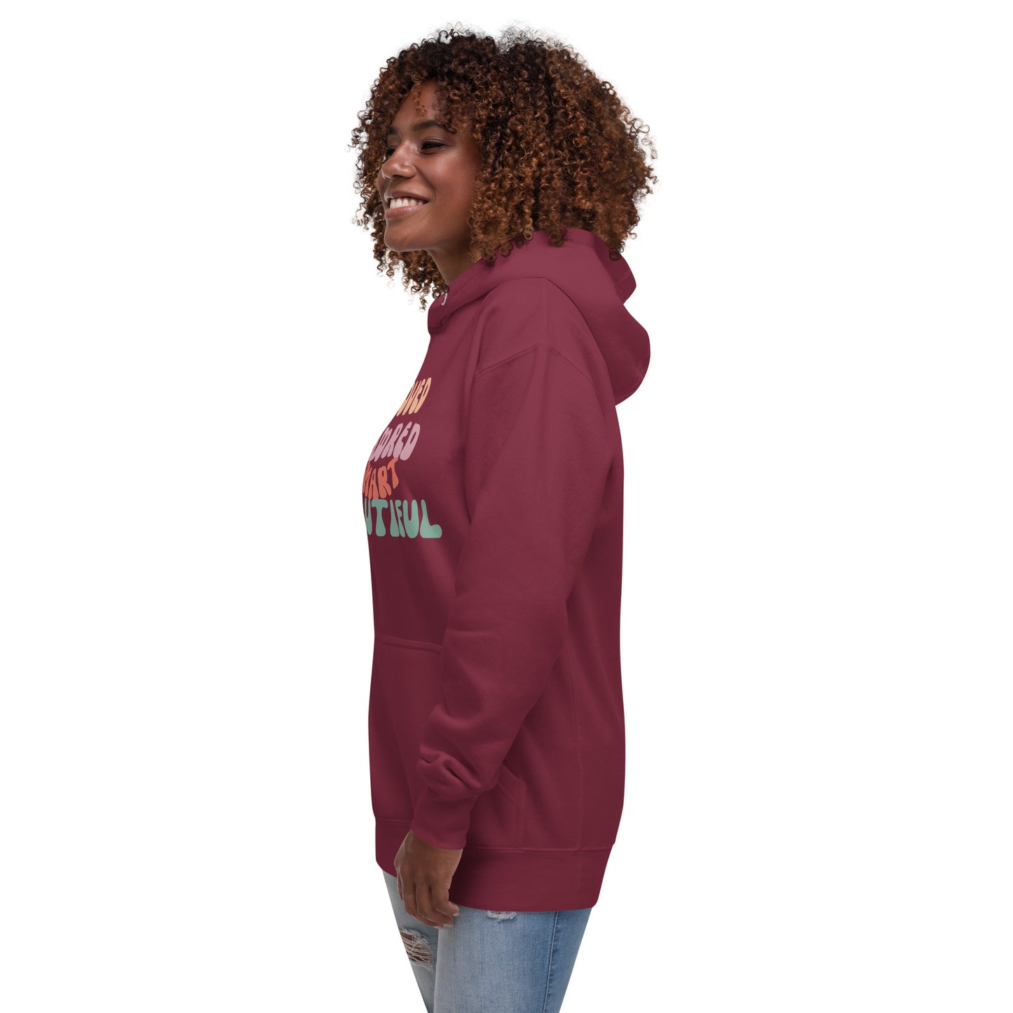 Loved, Adored, Smart Beautiful Unisex Hoodie