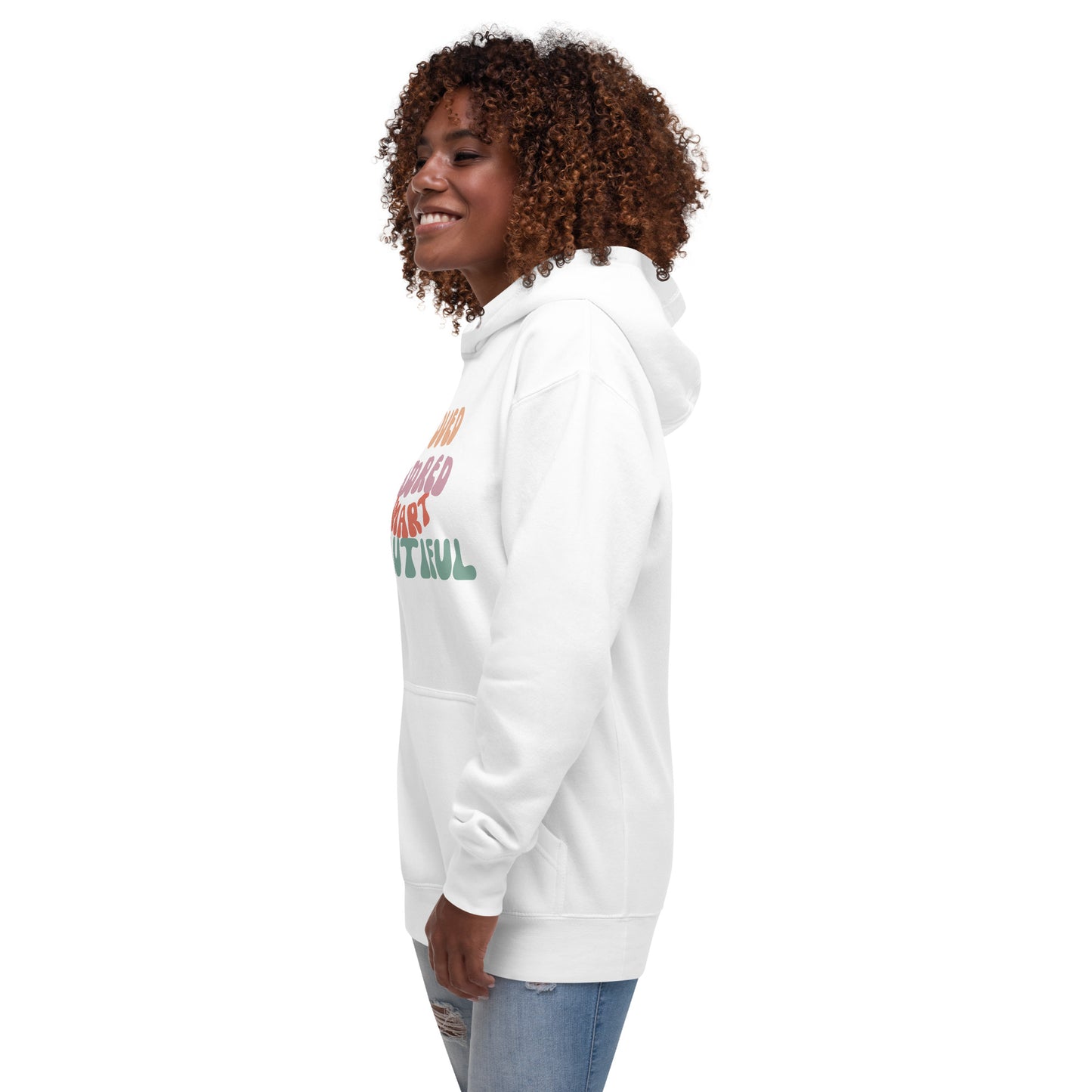 Loved, Adored, Smart Beautiful Unisex Hoodie