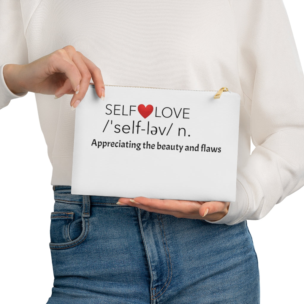 Self-Loved Defined Cosmetic Bag