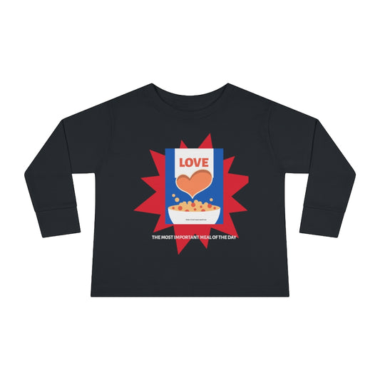 Toddler Long Sleeve Love Cereal Tee