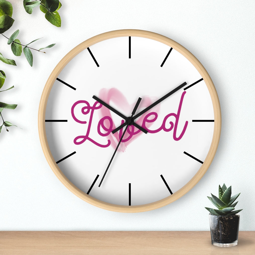 LOVED Wall Clock