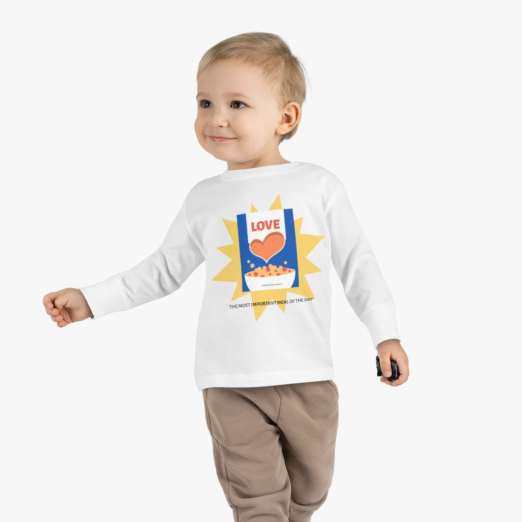 Toddler Long Sleeve Love Cereal Tee