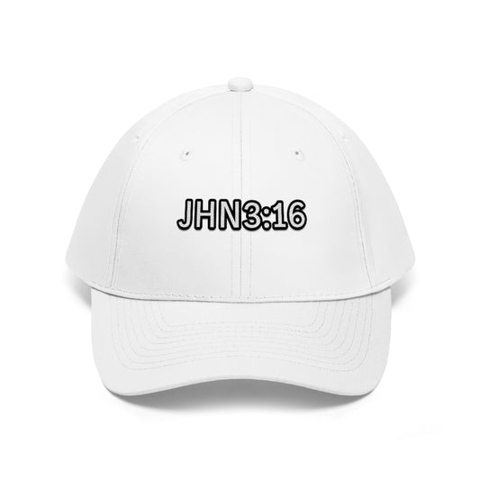 JHN 3:16 Unisex Twill Hat