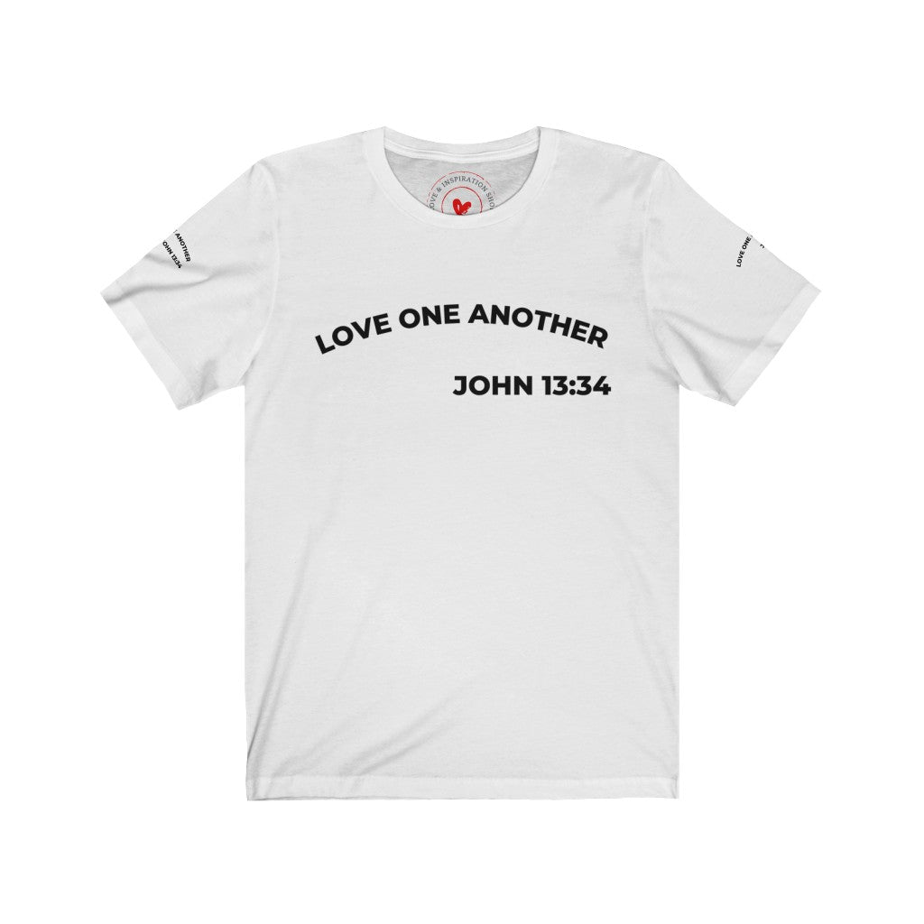 "Love One Another" Unisex Jersey Short Sleeve Tee