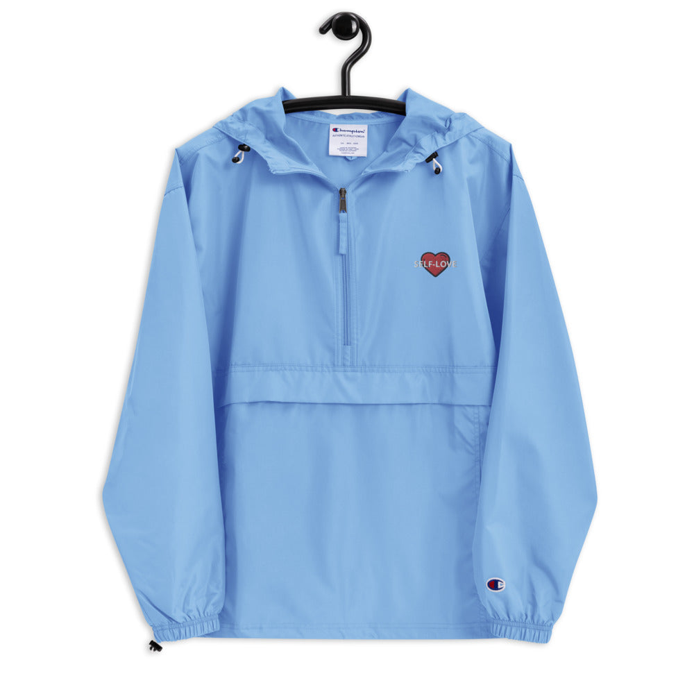 SELF-LOVE Embroidered Champion Packable Jacket
