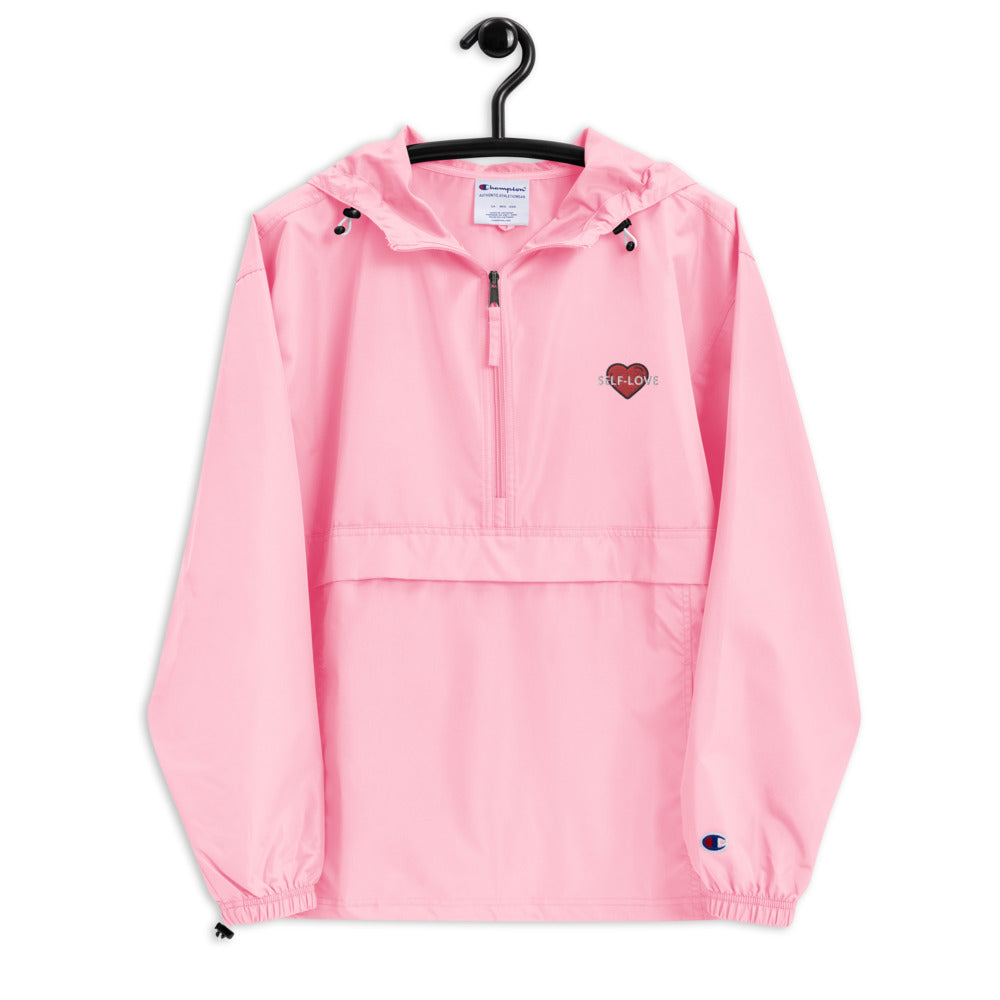 SELF-LOVE Embroidered Champion Packable Jacket