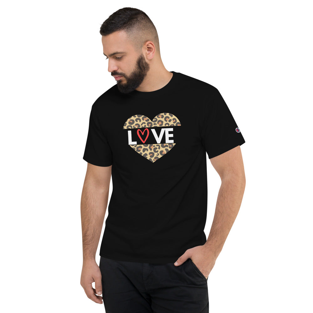 Men's Leopard LOVE Champion T-Shirt
