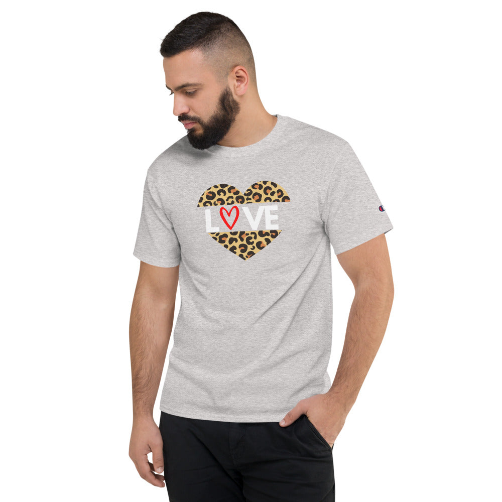 Men's Leopard LOVE Champion T-Shirt