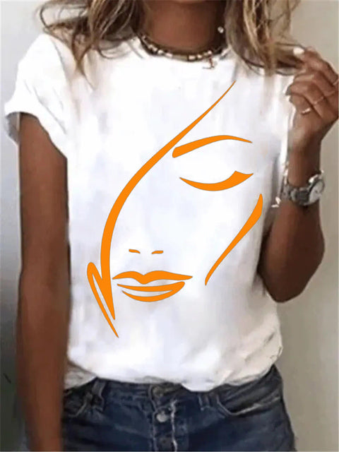 Orange Lady Tee