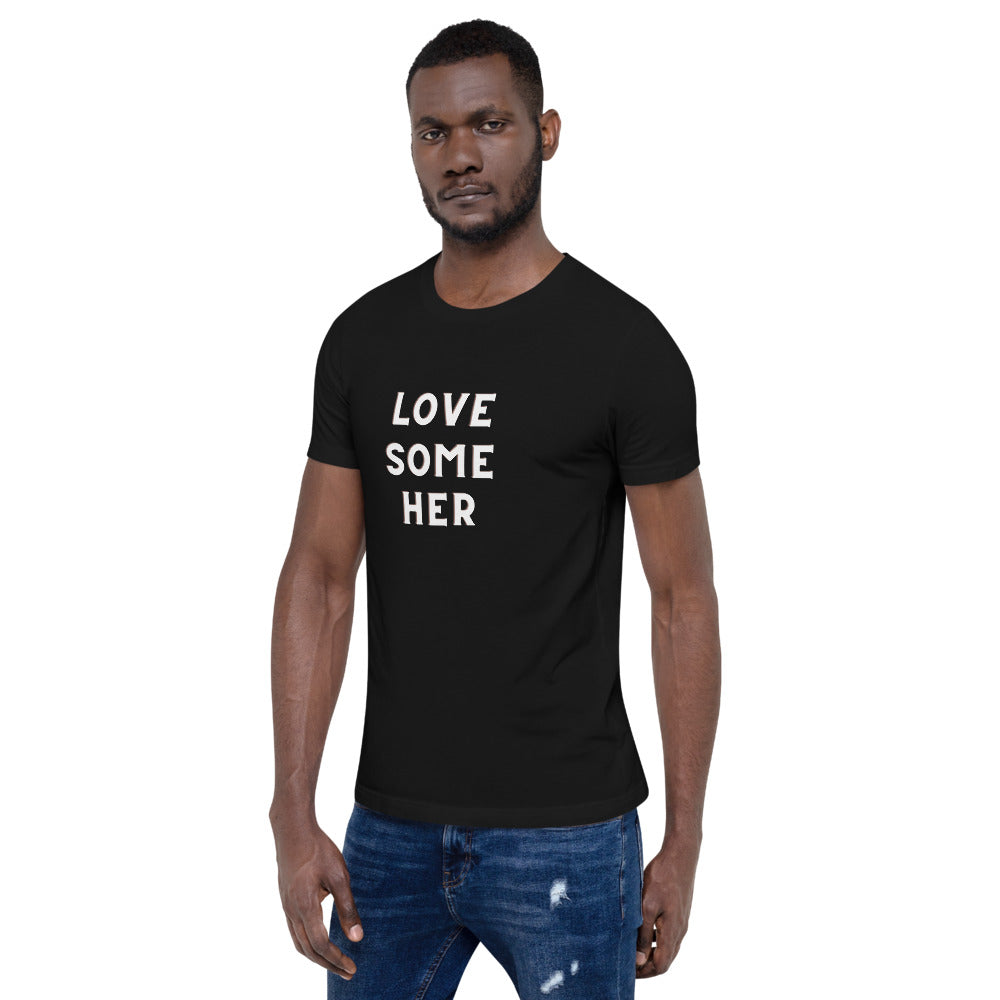 Men's Couple "Love Some Her" Short-Sleeve T-Shirt