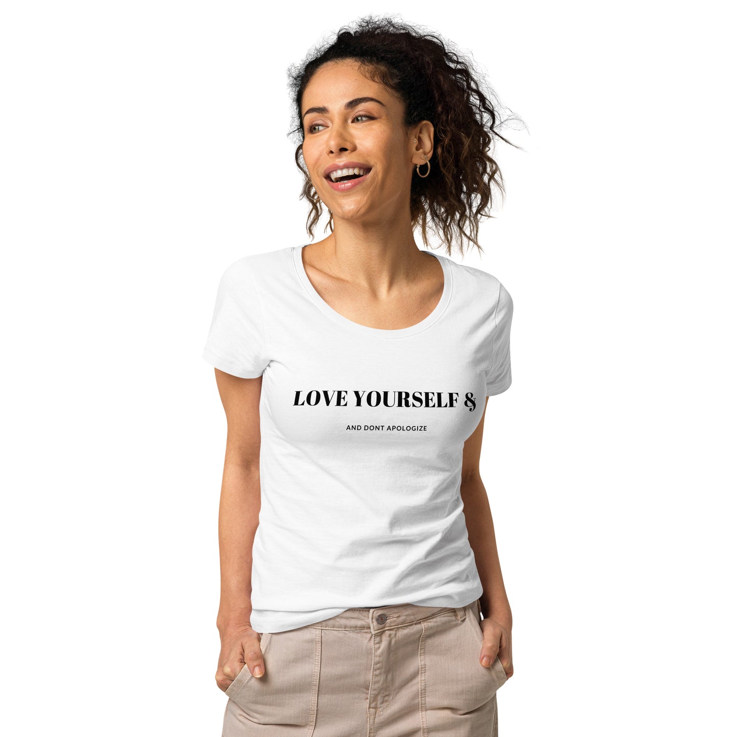 Women’s LOVE YOURSELF & DON'T APOLOGIZE organic t-shirt